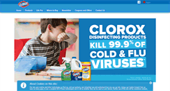 Desktop Screenshot of clorox.ca